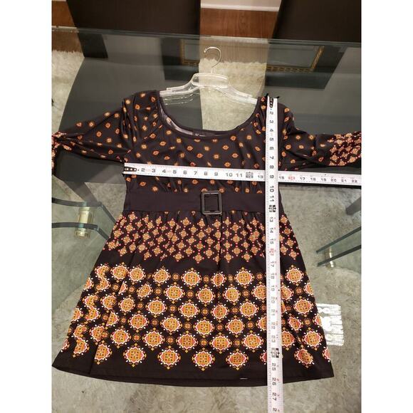 International Concepts Women Black Polyester Round Neck Long Sleeve Top Blouse M - Picture 10 of 11